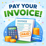 pay your invoice graphic
