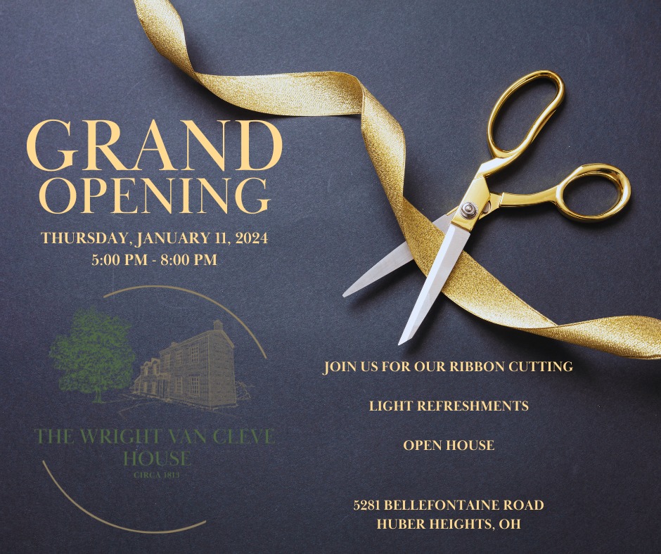 The Wright Van Cleve House Ribbon Cutting