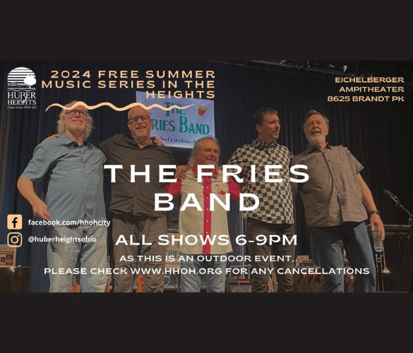 The Fries Band – Last Evening for 2024 Free Summer Music Series