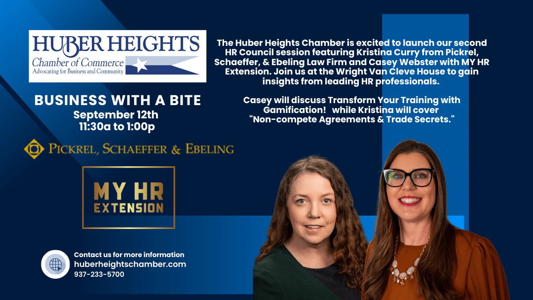 Reminder: Business with a Bite – Round 2 of our HR Council Series on September 12