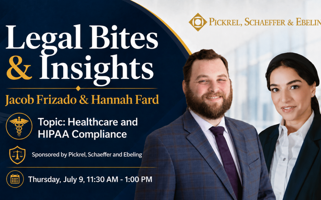 Legal Bites & Insights: Healthcare and HIPAA Compliance