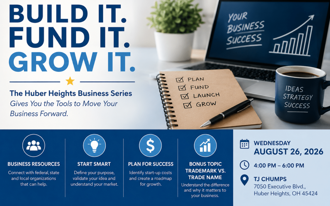 Huber Heights Business Series: Business Resources and Steps to Starting a Business